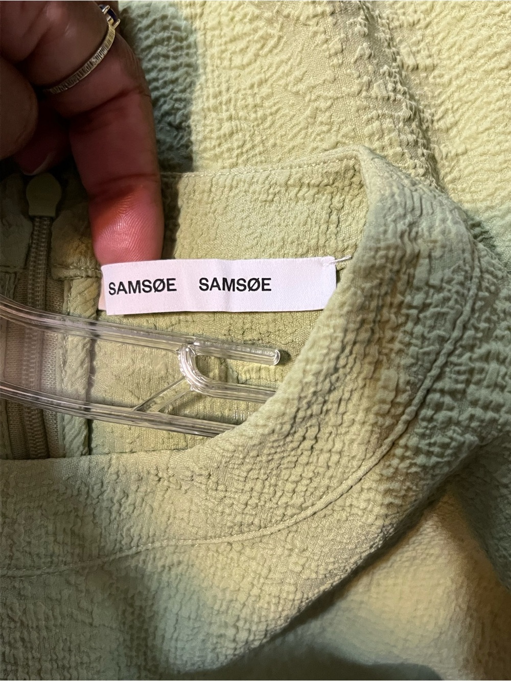 Samsoe Samsoe Junis Ss Dress In Tarragon View 6
